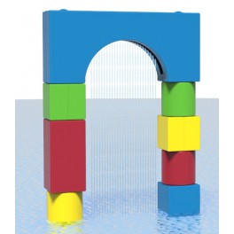 ARCO SPRAY BLOCKS - ELEMENTO DE JUEGO ACUÁTICO