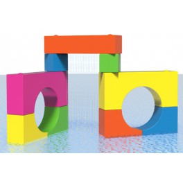 PASSAGE - SPRAY BLOCKS AQUATIC PLAY ELEMENT