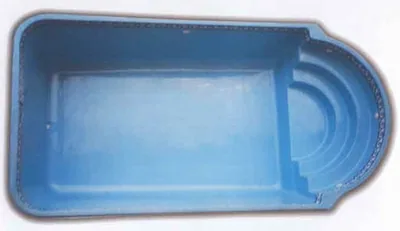 Modelo C-61 piscina de fibra de vidrio