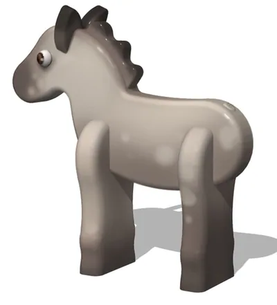 Donkey (Medium) – AquaFarm Aquatic Figure