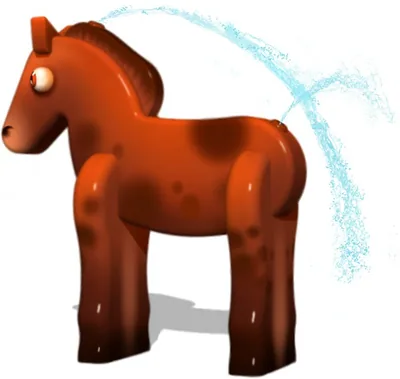 Horse (Medium) – AquaFarm Aquatic Figure
