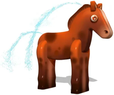 Horse (Small) – AquaFarm Aquatic Figure