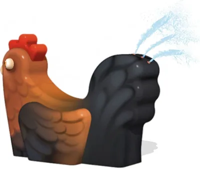 Rooster (Small) – AquaFarm Aquatic Figure