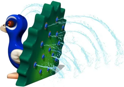 Peacock (Medium) – AquaFarm Aquatic Figure