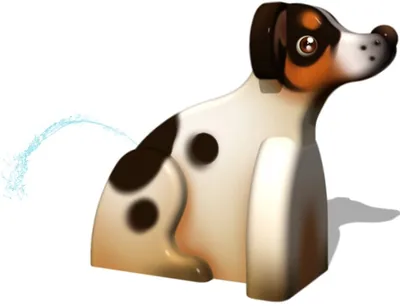 “sit” Sitting Dog (Medium) – AquaFarm Aquatic Figure
