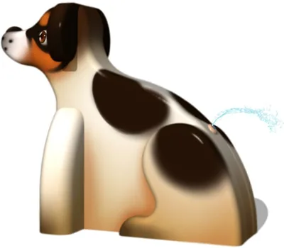 “sit” Sitting Dog (Small) – AquaFarm Aquatic Figure