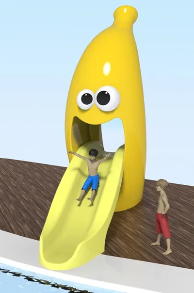 Banana 1200 – Happy Fruits Water Slide