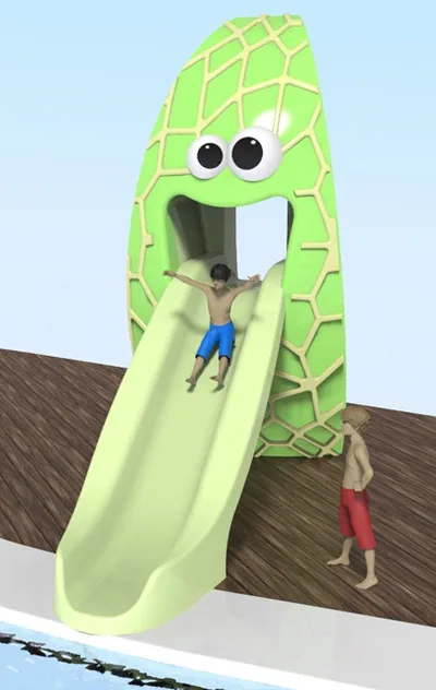 Melon 1600 – Happy Fruits Water Slide