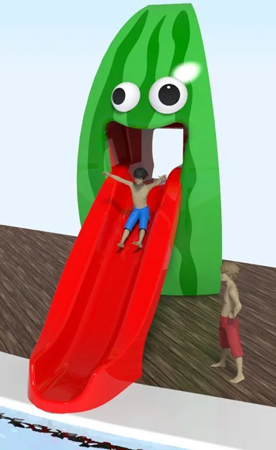 Watermelon 1600 – Happy Fruits Water Slide