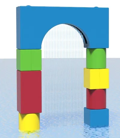 Arch – Spray Blocks Aquatic Play Element