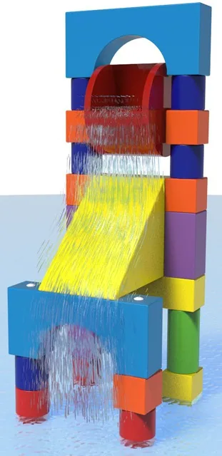 Giant Bucket – Spray Blocks Aquatic Play Element