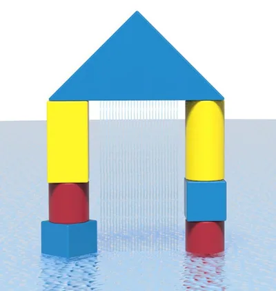 Portico Spray Blocks – Aquatic Play Element