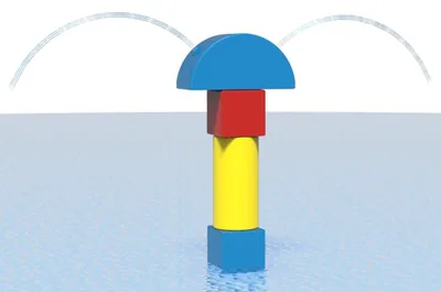 Tower Spray Blocks – Aquatic Play Element
