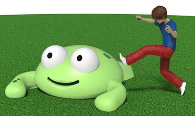 Frog (Small) – FunClan Playground Figure