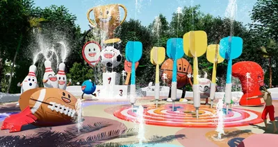 Emojidex Splash Pad – Aquatic Play Area